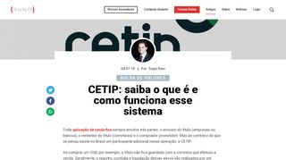 
                            7. CETIP: o importante sistema que integra todo o mercado financeiro