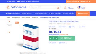 
                            8. Cetobeta Creme 30G | Drogaria Catarinense