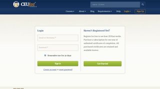 
                            4. CEUFast - Log in - CEUFast.com