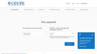 
                            5. CEUPE - Flywire - International payments made easy