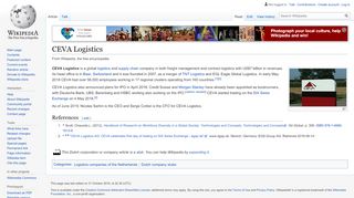 
                            7. CEVA Logistics - Wikipedia