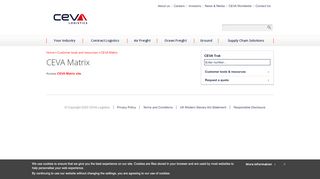 
                            4. CEVA Matrix | CEVA Logistics