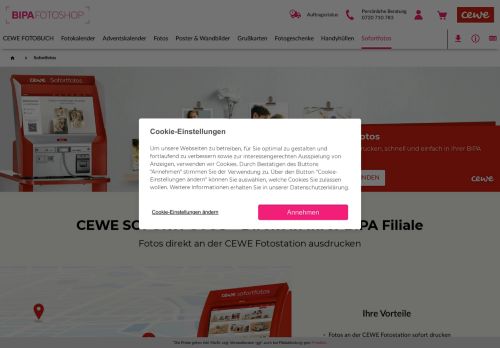 
                            12. CEWE SOFORTFOTOS - Bipa Fotoshop