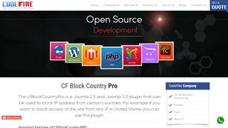 
                            9. CF Block Country Pro:IP Address Blocker Joomla 2.5 and Joomla 3.0 ...