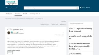 
                            7. CF CLI ignores -sso - Siemens PLM Community - 505545