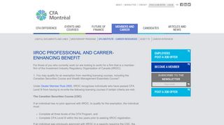 
                            11. CFA Institute - Career Resources | CFA Montreal