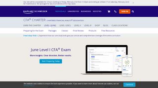
                            4. CFA Level 1 Exam Prep and Study Materials - Kaplan Schweser
