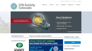 
                            8. CFA Society Colorado - Home Page