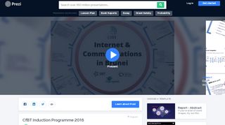 
                            10. CfBT Induction Programme 2016 by Will Lobb on Prezi