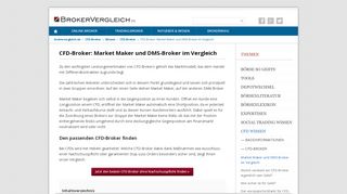 
                            12. CFD-Broker Typen: Market Maker und DMS-Broker - Brokervergleich.de