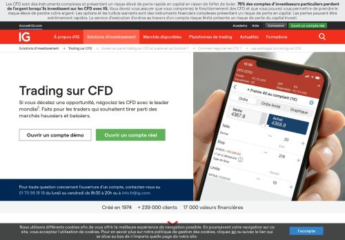 
                            6. CFD | Comment négocier les CFD pour investir en bourse | IG FR