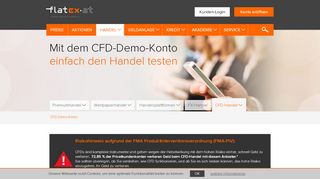 
                            10. CFD-Demo-Konto | flatex online Broker