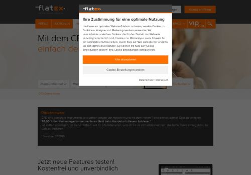 
                            1. CFD-Demo-Konto - kostenlos testen | flatex online Broker