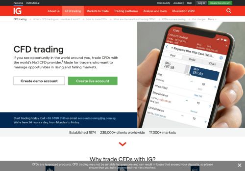 
                            5. CFD Trading Account - IG