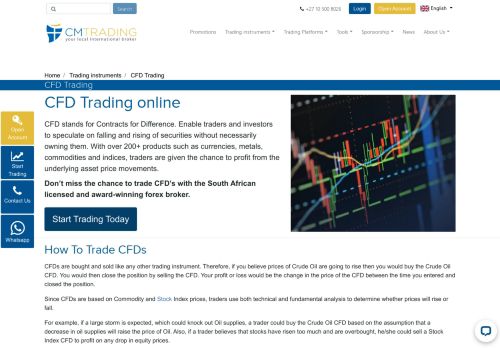 
                            12. CFD Trading | What is a Contract for Difference | CM Trading