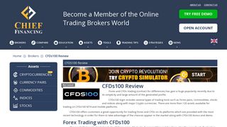 
                            1. CFDs100 Review | Trading Forex on MT4 login, demo & bonus. Is it ...