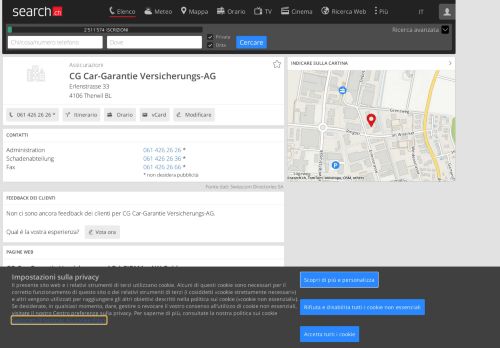 
                            8. CG Car-Garantie Versicherungs-AG - search.ch