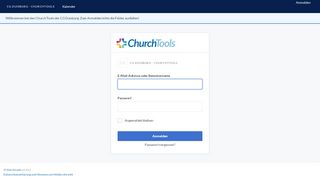 
                            12. CG Duisburg - ChurchTools - login