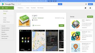 
                            10. c:geo – Apps bei Google Play
