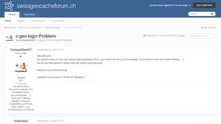 
                            2. c:geo login Problem - Andere Hersteller - swissgeocacheforum.ch