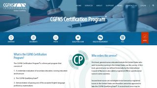 
                            6. CGFNS Certification Program® - CGFNS International, Inc.