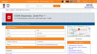 
                            10. CGHS Dispensary, Janak Puri- 1 | National Health Portal Of India