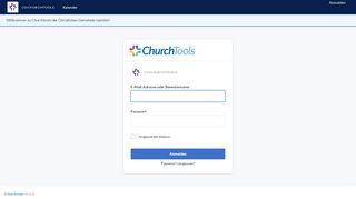 
                            5. cgiChurchTools - login