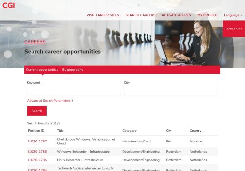 
                            2. CGI.com: Careers - Search career opportunities