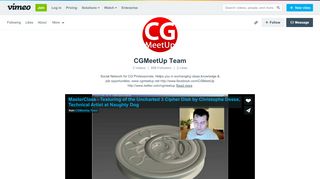 
                            6. CGMeetUp Team on Vimeo