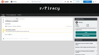 
                            8. CGPeers or similar? : Piracy - Reddit