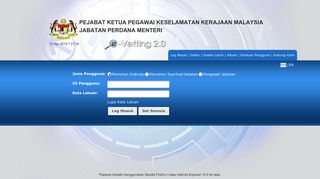 
                            1. CGSO E-Vetting - Log Masuk - CGSO E-Vetting (Bahasa Malaysia)