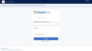 
                            11. CGW ChurchTools - login