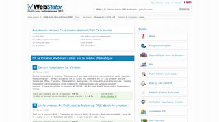 
                            11. Ch le Vinatier Webmail - Webstator