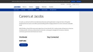 
                            8. CH2M and Jacobs Jobs and Careers | CH2M