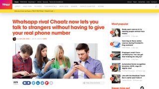 
                            6. Chaatz Lets You Chat With Strangers Using An Alias Number - TNW