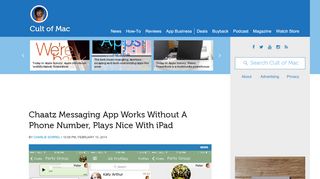 
                            3. Chaatz Messaging App Works Without A Phone Number, Plays Nice ...