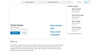 
                            12. Chabot College | LinkedIn