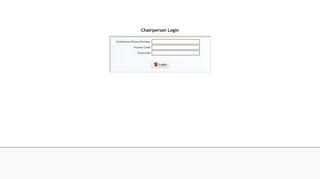 
                            1. Chairperson Login