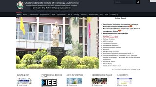 
                            8. Chaitanya Bharathi Institute of Technology(Autonomous) | Slogan ...
