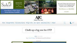 
                            7. Chalk up a big one for OTP - AJC.com