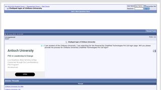
                            9. Chalkpad login of Chitkara University - 2018 2019 Student Forum ...