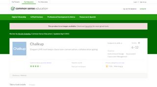 
                            3. Chalkup Review for Teachers | Common Sense Education