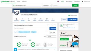 
                            12. Chambers and Partners Reviews | Glassdoor.co.uk