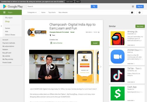 
                            2. Champcash - Digital India App to earn , learn ,fun - Apps on Google Play