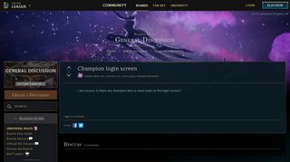 
                            6. Champion login screen - Boards - League of Legends