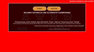 
                            9. ChampionQQ - Agen BandarQ, Poker, Sakong Terpercaya Dan Terbaik