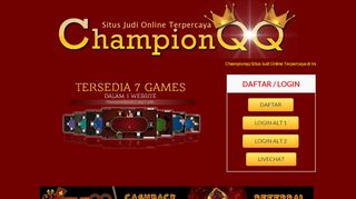 
                            1. Championqq / Campionqq - Login dan Daftar Campionqq Disini !