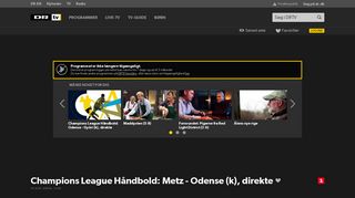 
                            9. Champions League Håndbold: Metz - Odense (k), direkte - UDLØBET ...