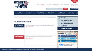 
                            8. Championship Boxing | Tickets for Troops