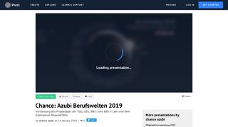 
                            7. Chance: Azubi Berufswelten 2019 by chance azubi on Prezi